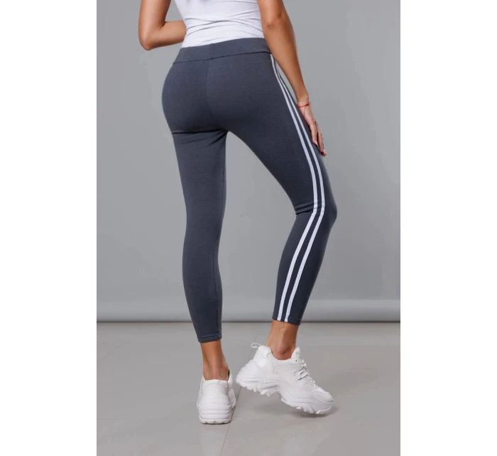 Dámske bavlnené legíny (YW06038) Graphite - Dobrý vzhľad Dámske bavlnené legíny (YW06038) Graphite - Dobrý vzhľad