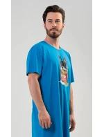 Pánská noční košile s krátkým rukávem model 17613332 - Vienetta MAN
