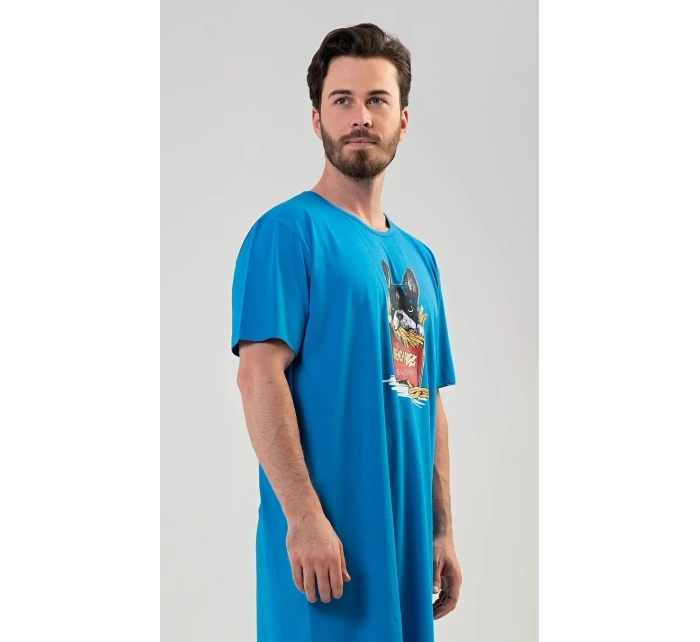Pánská noční košile s krátkým rukávem model 17613332 - Vienetta MAN