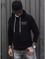 Pánska čierna mikina FashionStreet BX5463