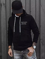 Pánska čierna mikina FashionStreet BX5463
