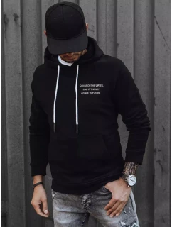 Pánska čierna mikina FashionStreet BX5463