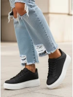 Dámske čierne tenisky FashionStreet ZY1371
