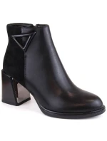 D&A S.Barski Premium Collection W OLI238 čierne zateplené čižmy s ozdobným stĺpikom D&A S.Barski Premium Collection W OLI238 čierne zateplené čižmy s ozdobným stĺpikom