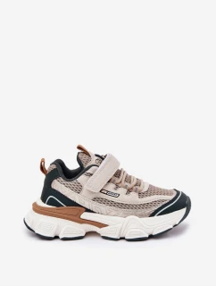 Tenisky Sportovní Boty Dětské Na Suchý Zip Béžové model 21692551 - Boto