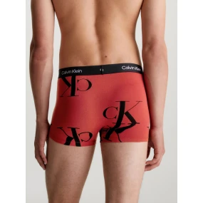 Pánske boxerky 000NB3403A GNP červené s potlačou - Calvin Klein Pánske boxerky 000NB3403A GNP červené s potlačou - Calvin Klein