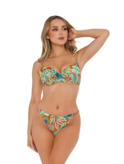 Dámske dvojdielne plavky Mykonos 1 S936MN2 Green Patterned - Self