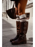 Dámske pruhované ponožky s prúžkami 1610.001 Dámske pruhované ponožky s prúžkami 1610.001