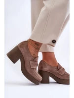 Poltopánky na podpätku model 183948 Step in style