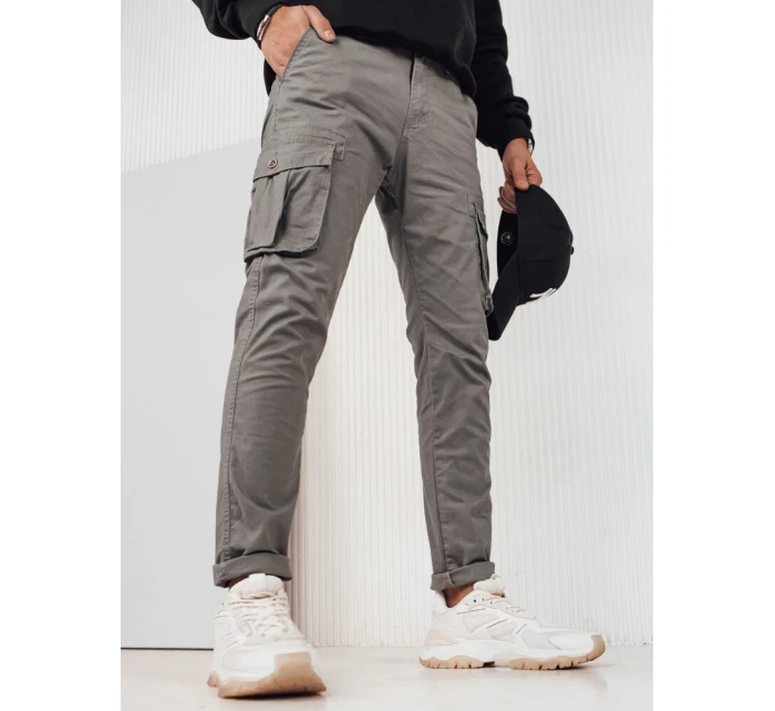 Pánské bojové kalhoty šedé Dstreet model 21974696 - FashionStreet