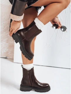 FashionStreet hnedé dámske topánky ZY1208