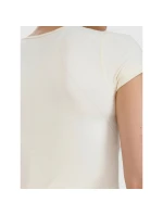 Dámske rýchloschnúce tričko na jogu a pilates 4F 4FWSS25TFTSF1270-11S Dámske rýchloschnúce tričko na jogu a pilates 4F 4FWSS25TFTSF1270-11S