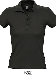 SOL'S Dámské piqué polo black model 22522056