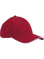 Beechfield B 820C 6 panelová kšiltovka EarthAware® 53.820C classic red/white Beechfield B 820C 6 panelová kšiltovka EarthAware® 53.820C classic red/white
