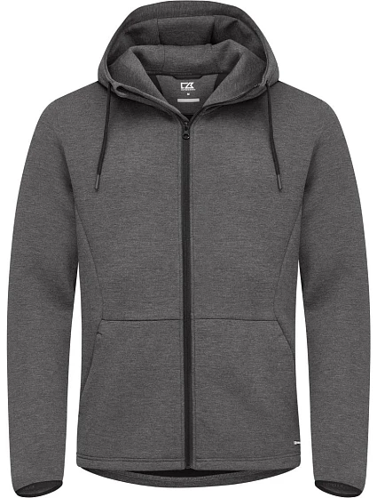 Cutter & Buck Pemberton Jacket Men Pánska mikina s kapucňou 68.8418 antracitová melírovaná Cutter & Buck Pemberton Jacket Men Pánska mikina s kapucňou 68.8418 antracitová melírovaná