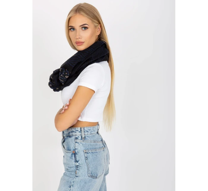 Dámsky tunelový šál AT KM S 6221 čierna