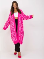 Dámsky sveter LC SW 0296 fluo ružový