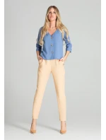 Dámská halenka M699 modrá - Figl Dámská halenka M699 modrá - Figl