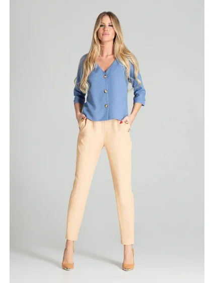 Dámská halenka M699 modrá - Figl Dámská halenka M699 modrá - Figl