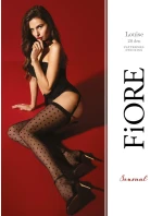 Dámske pančuchy k podväzkovému pásu LOUISE, 20 DEN