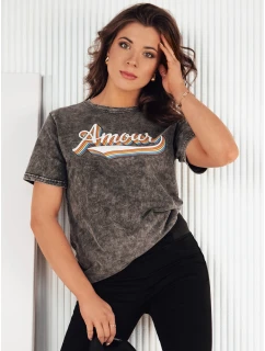 Dámské tričko šedé model 21973958 - Dstreet