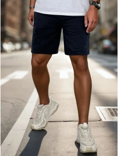 Pánské tmavě modré teplákové šortky Dstreet model 21987794 - FashionStreet