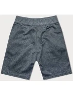 Pánske športové šortky tmavosivé (8K298-5)