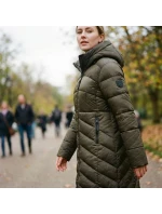 Zemepisná oblasť Nórsko BLANCHE LONG KAKI DB LADY 0116 KAKI dámska bunda (WZ5491F/GN-KAKI)