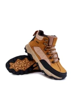 Pánské zateplené trekové boty model 21603169 velbloud - Cross Jeans