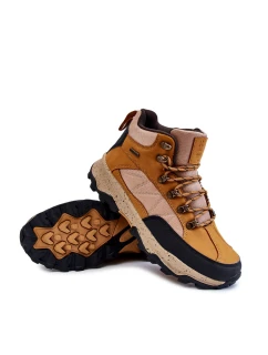 Pánské zateplené trekové boty model 21603169 velbloud - Cross Jeans