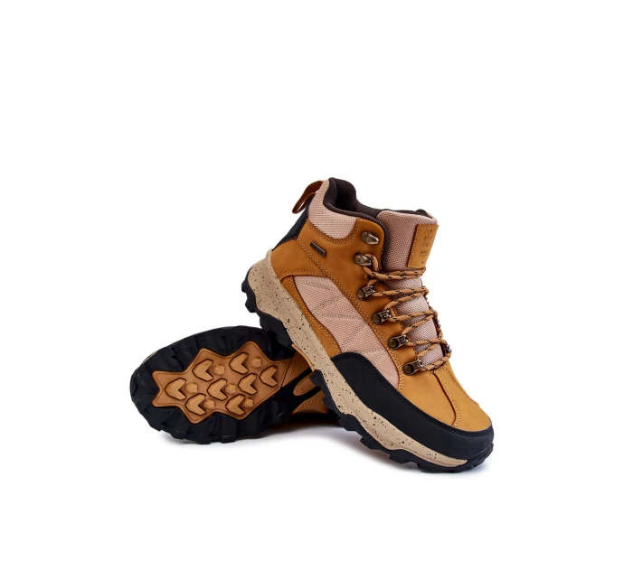Pánské zateplené trekové boty model 21603169 velbloud - Cross Jeans