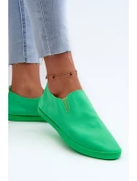Dámské tenisky SlipOn Zelené model 21658963 - Boto Dámské tenisky SlipOn Zelené model 21658963 - Boto