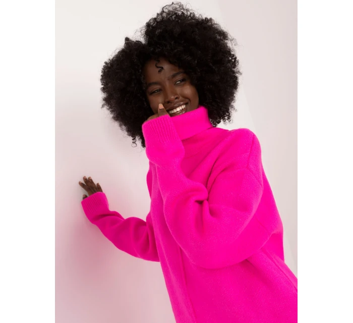 Šaty BA SK 0547.99 fluo ružová