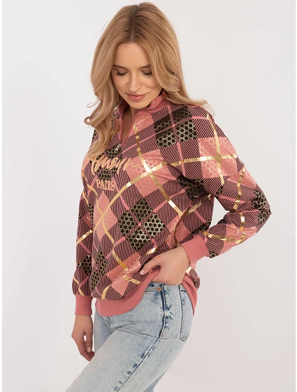 Mikina CLM BL model 20683789 tmavě růžová - FPrice Mikina CLM BL model 20683789 tmavě růžová - FPrice