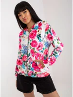 Mikina RV BL 8118.89 biela a ružová Mikina RV BL 8118.89 biela a ružová