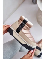 Nízke snežnice na hrubej podrážke D.Franklin Beige Nízke snežnice na hrubej podrážke D.Franklin Beige