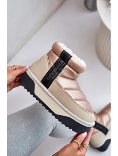 Nízke snežnice na hrubej podrážke D.Franklin Beige