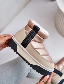 Nízke snežnice na hrubej podrážke D.Franklin Beige