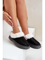 Dámske papuče s kožušinou Black Zinntia Dámske papuče s kožušinou Black Zinntia