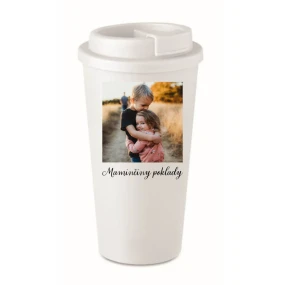 Personalizovaný cestovní termohrnek s fotografií Personalizovaný cestovní termohrnek s fotografií