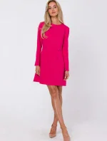 Dámske šaty M753 ružové - MOE