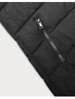 Dámska zimná bunda v grafitovej farbe s kapucňou J Style (16M9126-105) Dámska zimná bunda v grafitovej farbe s kapucňou J Style (16M9126-105)