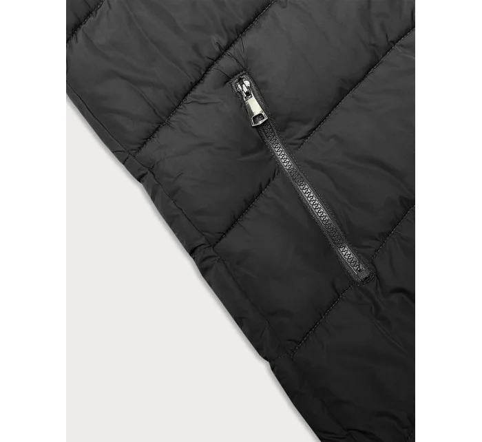 Dámska zimná bunda v grafitovej farbe s kapucňou J Style (16M9126-105) Dámska zimná bunda v grafitovej farbe s kapucňou J Style (16M9126-105)