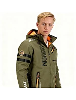 Geographical Norway Softshellová bunda Royaute DB 068 M WY1996H/GN-Kaki / Orange pánska