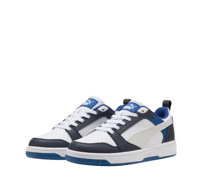 Dětské boty Rebound Lo Mid white and blue 28 model 21396408 - Puma Dětské boty Rebound Lo Mid white and blue 28 model 21396408 - Puma