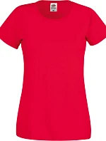 Fruit of the Loom Lady-Fit Original T Dámske tričko 16.1420 červené