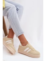 Dámské tenisky na platformě žluté Giselia