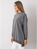 Bluza RV TU model 22400529 ciemny szary - FPrice Bluza RV TU model 22400529 ciemny szary - FPrice