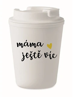 MAMA MORE - biely termohrnček 300 ml