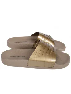Šľapky X4PS02 zlatá - Emporio Armani